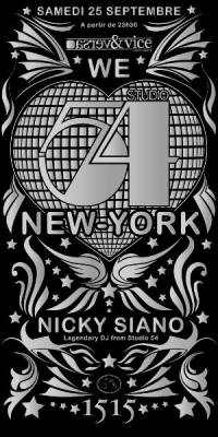 STUDIO 54 WE LOVE NY feat. NICKY SIANO