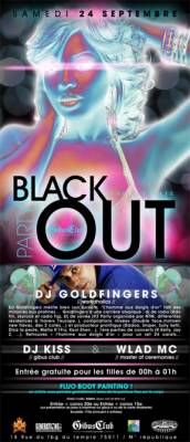 THE ULTIMATE BLACK OUT PARTY FEAT DJ GOLDFINGERS