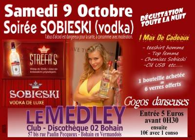 Soirée Vodka SOBIESKI