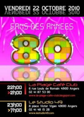 soirée Fans des Années 80