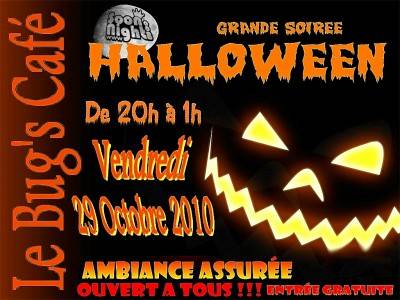 Soirée Halloween au Bug’s Café (Bourgoin)