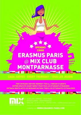 ERASMUS PARIS @ MIX CLUB
