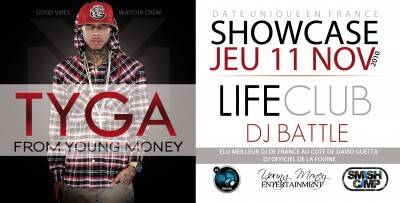 TYGA ( YOUNG MONEY ) SHOW CASE UNIQUE EN FRANCE A LYON