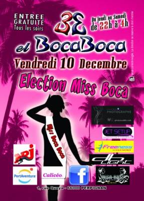 Soirée Election Miss Boca @ Boca Boca