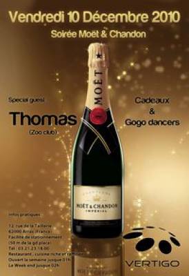 Soirée Moët & Chandon Special Guest Dj Thomas (ZooClub)