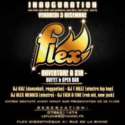 Inauguration du Flex Discothèque