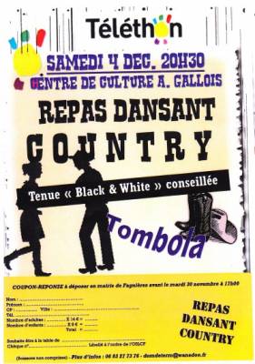 TELETHON REPAS DANSANT COUNTRY