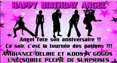 Soirée Anniversaire d’Angel