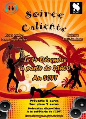 Muy Caliente !!! Soirée Étudiante Iut