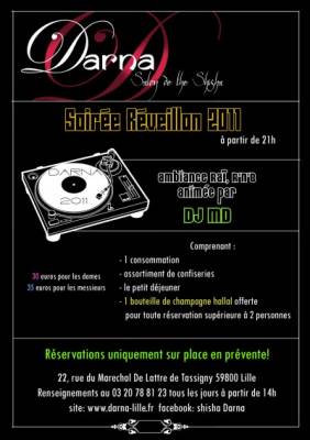 Reveillon nouvel an 2011 / Soirée Raï / Orientale / R&B  au Darna