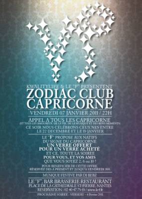 Zodiac Club : Capricorne