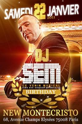 DJ SEM SPECIAL BIRTHDAY @ MONTECRISTO