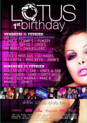 Lotus Birthday 1ST