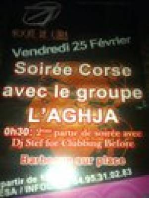 Soiree Corse avec le groupe l’aghja @ la noche