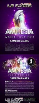 AMNESIA WORLD TOUR 2011 !!
