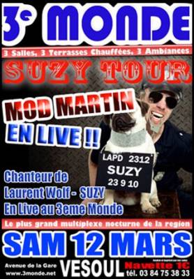 SUZY TOUR avec Mod MARTIN en live !