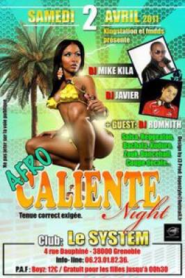 afro caliente night