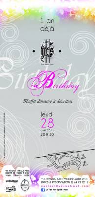 Yes hot spot Birthday : 1 an deja