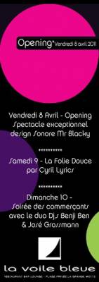 Opening Voile Bleue