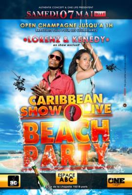 CARIBBEAN SHOW – LIVE BEACH PARTY