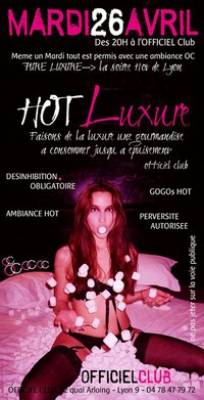 HOT LUXURE pour la NUIT DES PROS