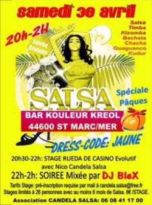 Soirée SALSA Dress Code Jaune, Spéciale Pâques