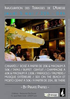 Inauguration des Terrasses de l’Adresse