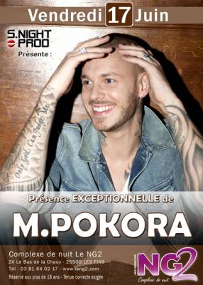 Soirée avec la présence de M.POKORA