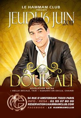 RETROUVER POUR LA PREMIERE FOIS DOUKALI AU HAMMAM CLUB PARIS