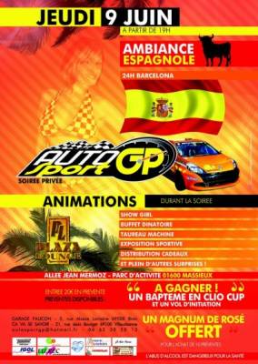 Soirée privée Auto Sport GP