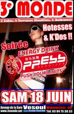 Soirée energy drink