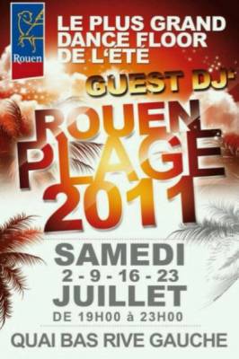 Rouen Plage 2011 – Le plus grand Dance floor de l’été