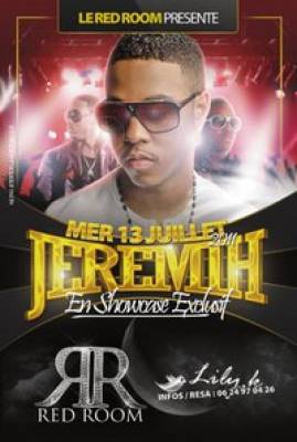 JEREMIH en showcase MERCREDI 13 JUILLET