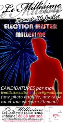 Election Mister Millesime
