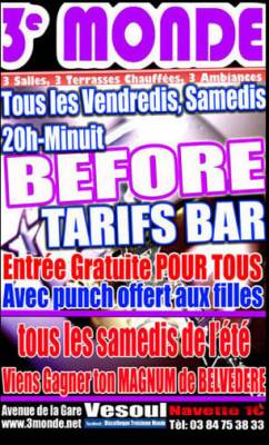 Before @ 3ème Monde