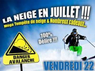 LA NEIGE EN JUILLET !!!