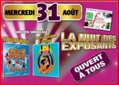 NUIT DES EXPOSANTS /COLLECTIF METISSE/WILLY WILLIAM & LILLOO