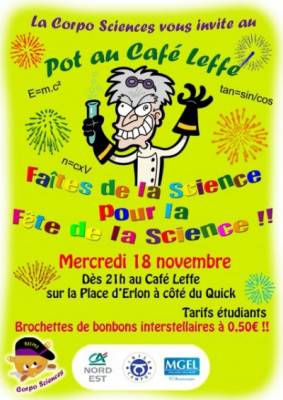 Pot Sciences au Café Leffe