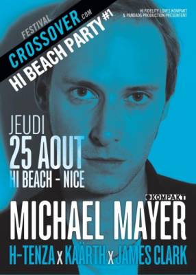 festival crossover @ HI beach with michael mayer (kompakt/cologne)
