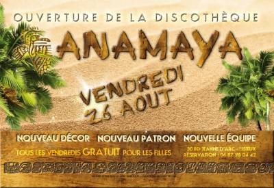 Ouverture de la discotheque anamaya