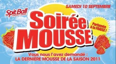 Soirée mousse parfumée a la fraise