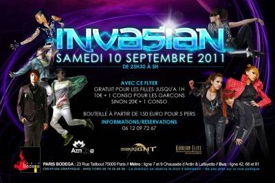 INVASIAN @ CLUB HAUSSMAN (EX PARIS BODEGA)