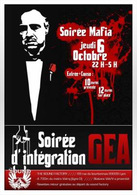 Soirée d’Intégration GEA : MAFIA