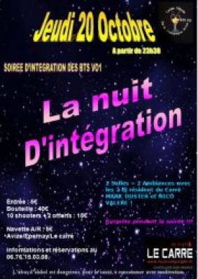 La nuit d’intégration des BTS VO d’Avize