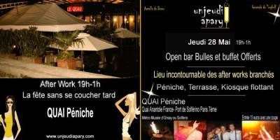 AfterWork sur le Quai Péniche
