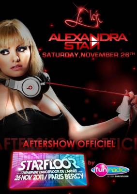 AFTERSHOW OFFICIEL STARFLOOR// ALEXANDRA STAN @ LOFT-PARIS