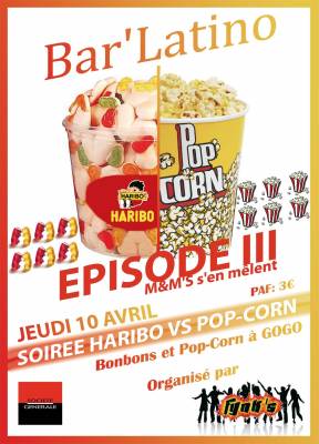 Haribo VS PopCorn (M&M’s s’en mêlent…)