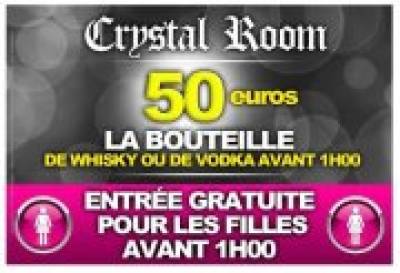50 Euros la BOUTEILLE de whisky ou de volka avant 01h00