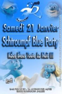 Schtroumpf Blue Party au pub le 3D (Bourgoin Jallieu)