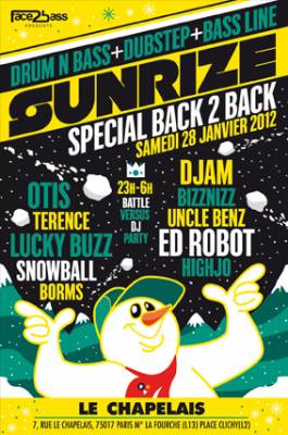 SUNRIZE SPECIAL BACK 2 BACK ( Dubstep & DnB ) – Paris